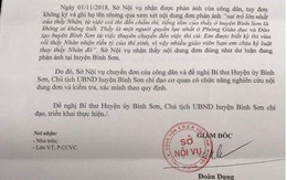 Chuyên viên phòng giáo dục huyện Bình Sơn bị tố nhận tiền tỉ từ thí sinh