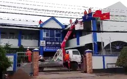 Các đơn vị điện lực chủ động ứng phó bão số 9