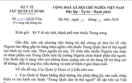 Không cấp phép 'thuốc từ thịt người' xuất xứ Trung Quốc