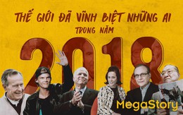 Năm 2018 thế giới đã vĩnh biệt những ai