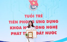 Nữ sinh Duy Tân được giải tiêu biểu toàn quốc lĩnh vực khoa học công nghệ 2018