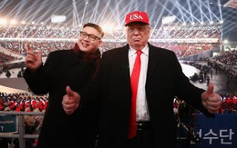 Trump và Kim Jong Un giả bị đuổi khỏi khai mạc Olympic Pyeongchang?