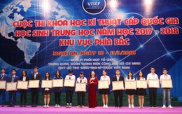 13 dự án đoạt giải nhất cuộc thi khoa học kỹ thuật phía bắc