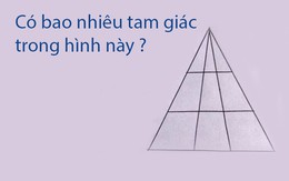 Đố vui... nổ não: Có bao nhiêu hình tam giác trong ảnh?