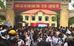 Đua thi lớp 10 bằng bài thi tổ hợp, thí sinh học bở hơi tai