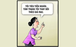 Hí họa: Chuyện tiêu... tiền