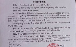 Buộc thôi việc hiệu trưởng nợ dân cả tỉ đồng không trả