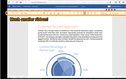 Microsoft thiết kế lại phần mềm Office gọn gàng, đơn giản hơn