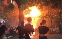 Cháy quán bia trên đường Quán Sứ, Hà Nội