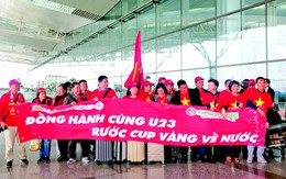 VNA tiếp lửa cổ vũ các "chiến binh” U-23 Việt Nam