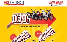 Tranh thủ HD SAISON khuyến mãi, sắm xe Yamaha đón Tết