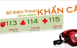 Vì giận vợ, chồng liên tục gọi 113, 114, 115 quậy!