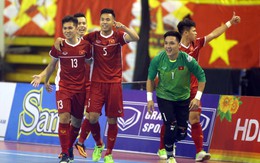 Video cú sút 'sấm sét' ghi bàn của tuyển thủ futsal Việt Nam