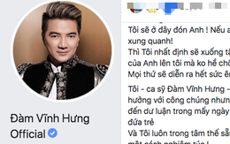 Tài khoản Đàm Vĩnh Hưng đăng lời xin lỗi: 'Tôi sẵn sàng nhận khiển trách'