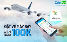 Giảm 100.000 đồng khi mua vé máy bay nội địa qua ZaloPay