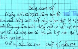 Kiểm tra 6 điểm, học sinh phải cam kết 'đạt điểm cao hơn'