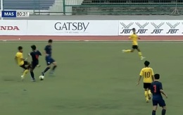 Video đội trưởng U19 Thái Lan bỏ bóng đá người kinh hoàng