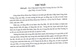 Thư ngỏ ngày 20-11 dành cho cô Út Thanh