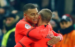 Mbappe lập cú đúp giúp PSG thẳng tiến