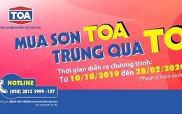 Sơn TOA trao thưởng xe mô tô cho khách hàng trúng thưởng