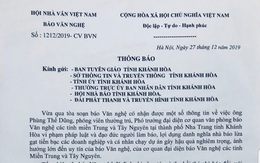 Đình chỉ công tác, thu hồi thẻ nhà báo bị tố lừa đảo