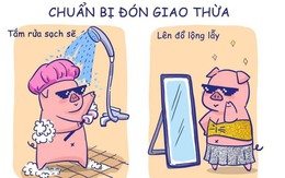 Dân mạng 'thả thính', lên đồ lộng lẫy đón năm mới