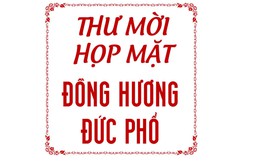 Mời Họp Mặt Đồng Hương Huyện Đức Phổ
