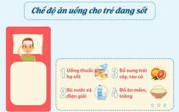 Chăm trẻ ăn uống thế nào để mau chóng hạ sốt, nhanh hồi phục?