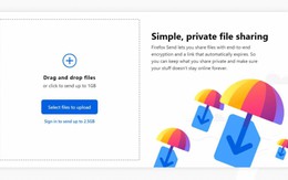 Firefox Send chuyển miễn phí tập tin nặng tới 2.5GB
