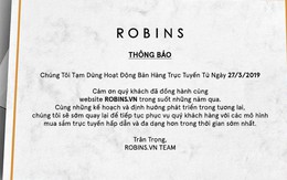 Vì sao trang thương mại điện tử robins.vn đóng cửa?