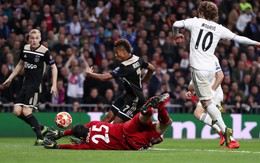 Chùm ảnh Real Madrid thảm bại trước Ajax