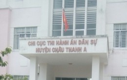 Bắt nguyên chi cục trưởng Chi cục thi hành án huyện Châu Thành A