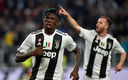 Chân sút 19 tuổi Kean giúp Juventus tiến sát ngôi vô địch