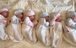 Bà mẹ sinh 6 con cùng lúc, tổng thống gọi điện chúc mừng