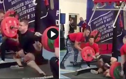 Video 'tai nạn kinh dị' của lực sĩ Radoshkevich ở Giải vô địch cử tạ Nga