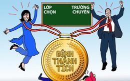 Mặt sau của tấm huy chương, mải mê chạy theo thành tích