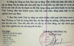 Vĩnh Phúc chỉ đạo xử nghiêm vụ thanh tra Bộ Xây dựng nhận hối lộ