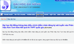 Hàng loạt trường đại học điều chỉnh tăng điểm sàn