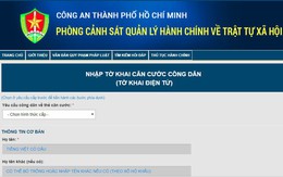 TP.Hồ Chí Minh tiếp nhận làm thủ tục cấp căn cước công dân qua mạng