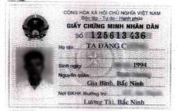 Nhờ người trên mạng làm chứng minh thư giá 1,5 triệu để đi máy bay