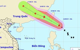 Bão Bailu giật cấp 12 đi vào Trung Quốc, Hà Tĩnh - Quảng Trị mưa lớn