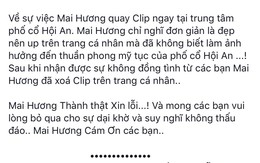 Cô gái trong clip ‘khoe thân’ ở phố cổ: 'Mong các bạn bỏ qua cho sự dại khờ'