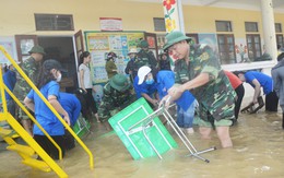 ‘Rốn lũ’ Hà Tĩnh những ngày ấm áp tình người