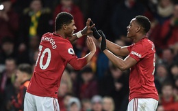 Rashford lập cú đúp, M.U đè bẹp đội cuối bảng Norwich