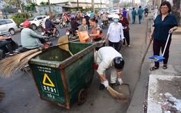 Nhiều quận huyện ra quân vì 'Thành phố sạch - Thành phố văn hoá’