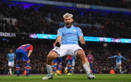 Aguero lập cú đúp, M.C vẫn không thắng được Crystal Palace