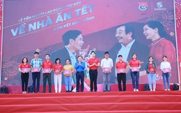 2.000 người lao động thành công khởi hành về nhà ăn tết