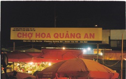 Chợ hoa Quảng An nhất quyết không hạ giá