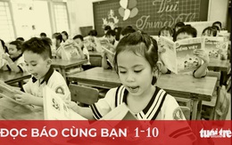 Đọc báo cùng bạn: Chương trình lớp 1 mới có khó?