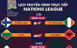 Lịch trực tiếp Nations League: Ý gặp Hà Lan, Croatia đụng Pháp